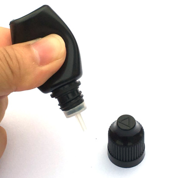 50pcs Black PE 10ml Empty Bottle Soft Plastic Bottles With Childproof Cap E Liquid Vial