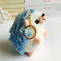 Girl Toys Doll Plush Pendant Keyring Cute Plush Hedgehog Toys Keychain Animal Stuffed Anime Car Fur Gifts For Gift
