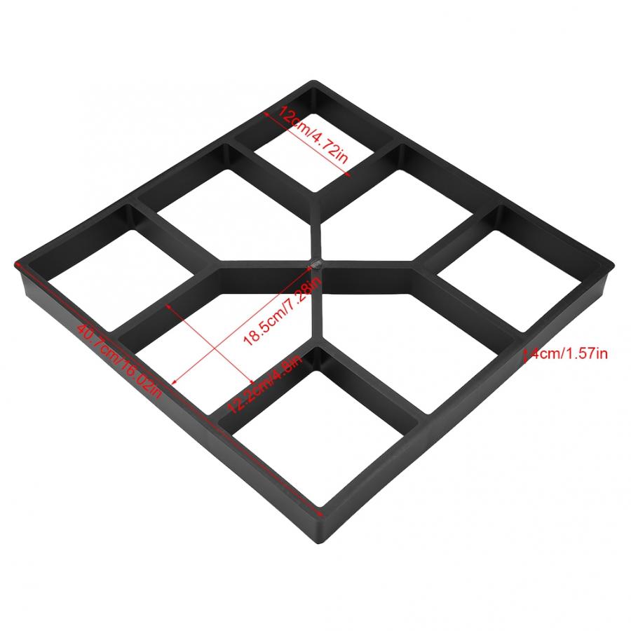 40cm Paving Pavement Mold Paving Pavement Concrete Mould Stepping Stone Mold Garden Lawn Path Paver Walk New Arrive