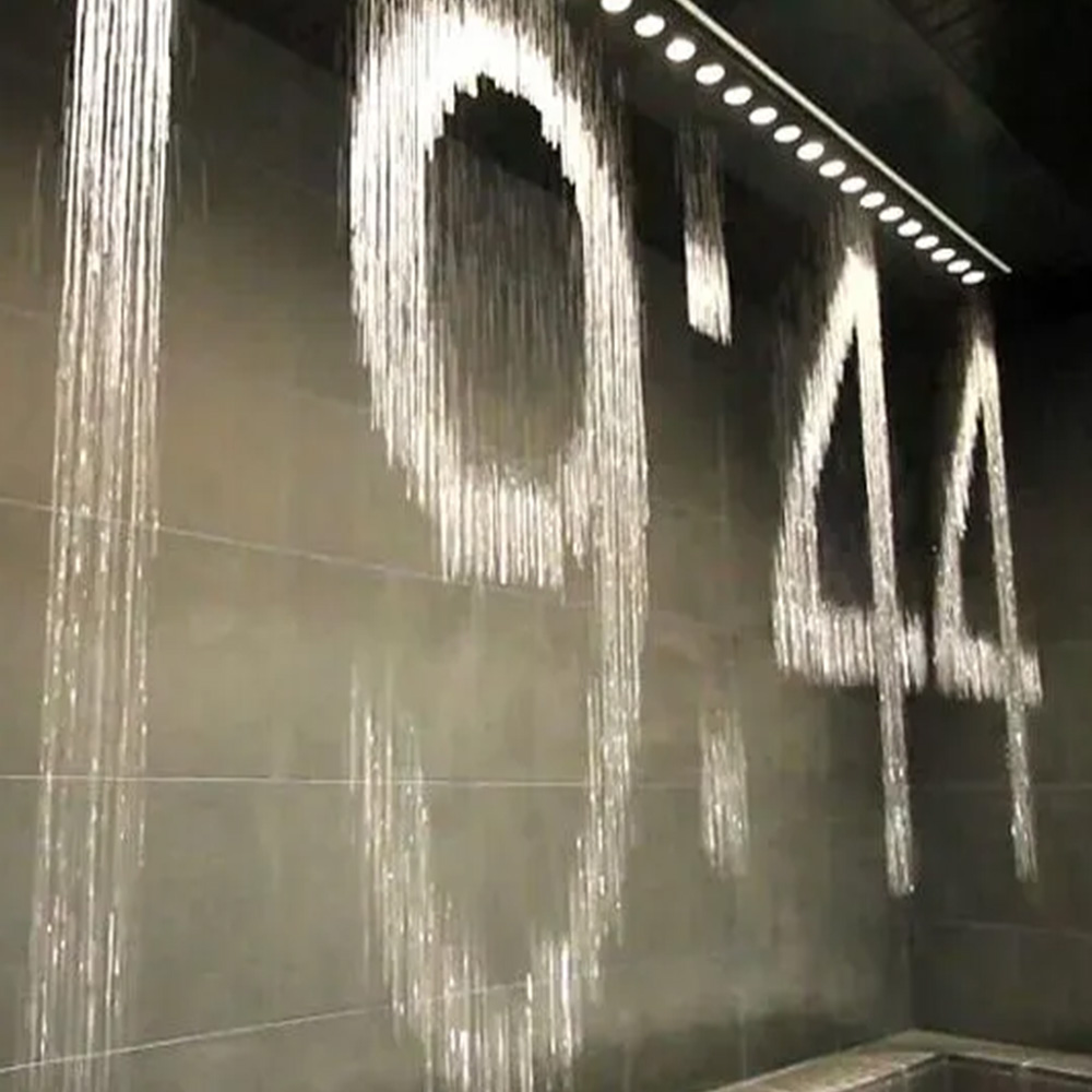 large indoor waterfall