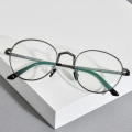 FONEX Pure Titanium Glasses Frame Men Retro Round Myopia Optical Prescription Eyeglasses Frames Women Vintage Eyewear 884