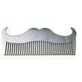 Stainless Steel Beard Comb Anti-Static Mustache Creative Hairdressing Brush Barber Shop Styling Tool 10*4*0.2cm