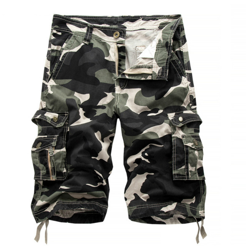 Trendyol Man Bermuda Cargo Shorts Men Modis Camouflage Military Men Short Homme Sweatpants Hip Hop Men Shorts Casual Cargo Cloth