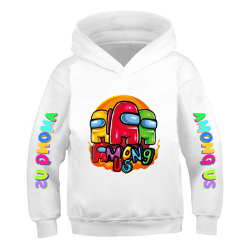 Among Us Print impostor Hoodies Cartoon Sweatshirts Winter Children Fashion Harajuku Tracksuit Boys Girls Pullover Hombre Hoody