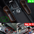 Left / Right Car Seat Crevice Gaps Storage Box ABS Plastic Auto Drink for Pockets Organizers Stowing Tidying Universal