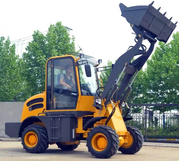 1tons Small Mini Backhoe Wheel Loader