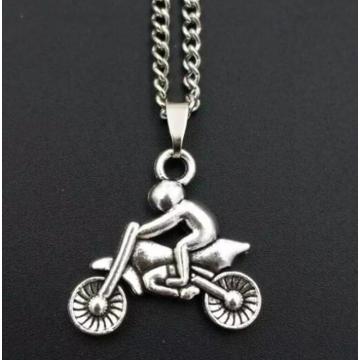 Mixed style Bicycle Car Motorcycle Necklaces &Pendants Mens Bike Pendant Necklace Link Chain Necklace Statement Jewelry