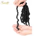Saisity Ombre Pre-twisted Spring Twist Hair Synthetic Passion Twist Crochet Hair Black Burgundy Extensions Braiding Hair