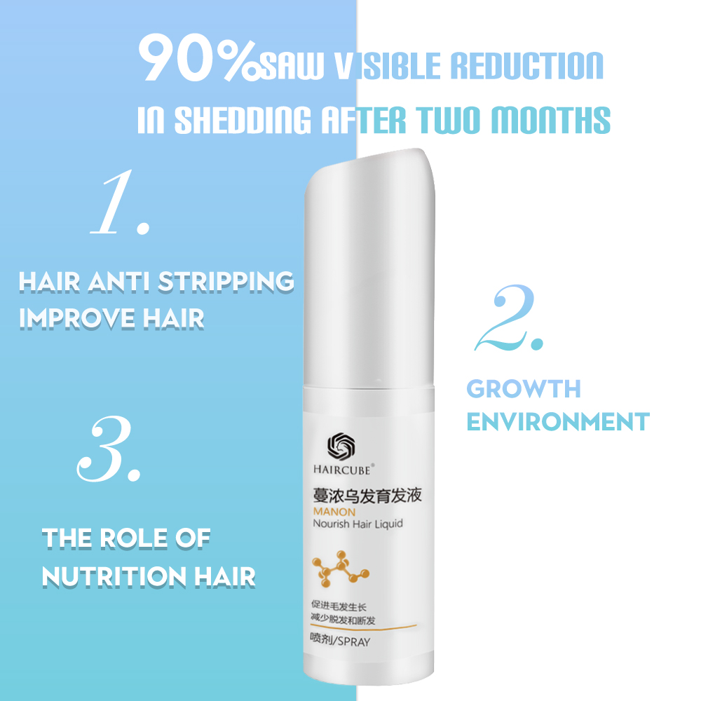 HAIRCUBE Fast Hair Growth Essence Oil Anti Hair Loss Treatment Hair Care Products Dense Thick Nourish Hair Roots Regrowth Spray