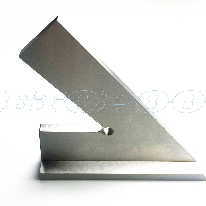 150x100mm Stainless Steel 45 Degree Miter Angle Corner Ruler Wide Base Gauge Measuring Tools DIN875/2 Standard With Stop