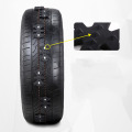 2PCs High Toughness Universal Wearproof Anti Snow Wheel Tire Anti-skid Emergency Chain for Car Truck SUV MPV Vehicles FZH