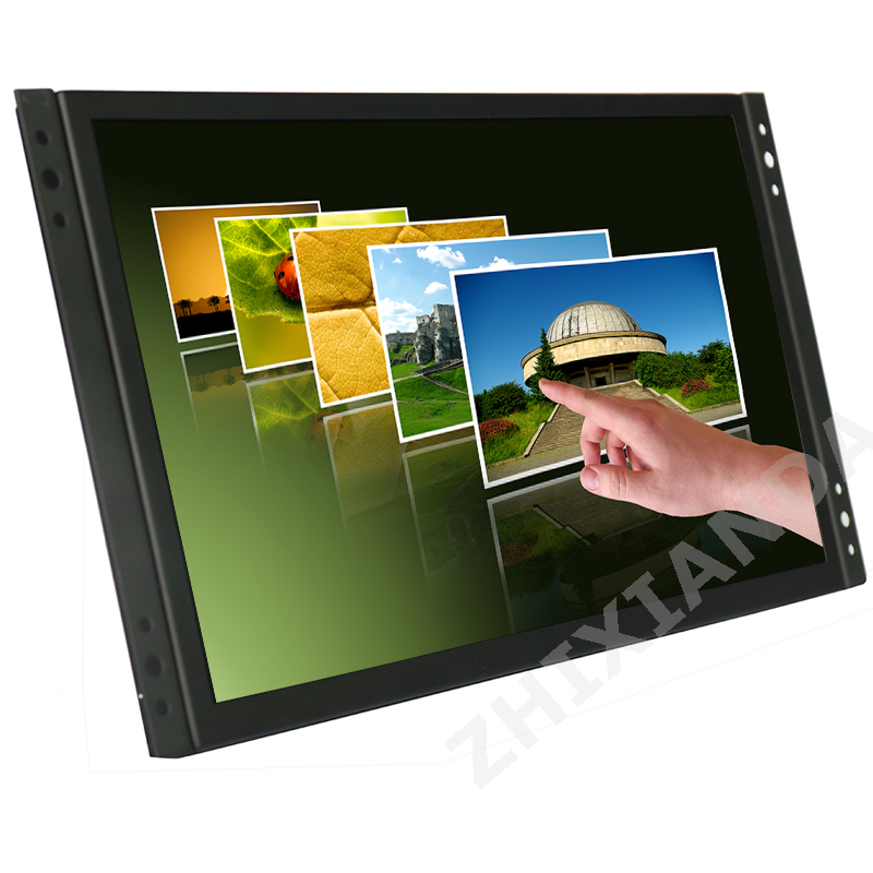 ZHIXIANDA Embedded Industrial Metal Case 11.6 Inch Open Frame Touch Screen Monitor with VGA DMI USB