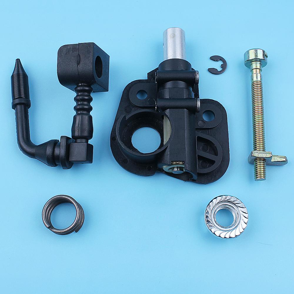 Oil Pump Worm Gear Chain Tensioner Adjuster Kit For Jonsered 2035 CS2137 CS2138 CS 2137 2138 Chainsaw Bar Nut Replacement Parts