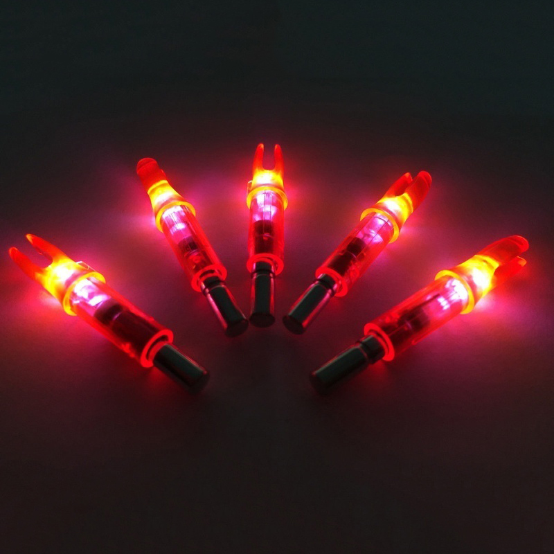 6.2mm Automatically Lighted Red Green Led Arrow Nock For Archery Hunting Shooting