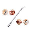 4 PC/set Dual-end Stainless Steel Nail Cuticle Pusher Spoon Remover Trimmer Dead Skin Manicure Pedicure Cleaner Nails Tools 917