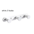 white 3 hooks