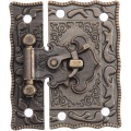 1PC 51*42mm Antique Jewelry Wooden Box Decorative Latch Toggle Lock For Cabinet Drawer Cupboard Hardware Hasps