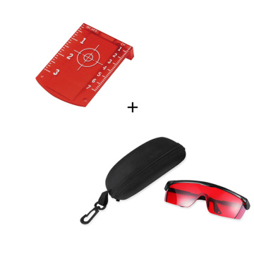 FIRECORE Red/Green Laser Glasses+Glasses Box+Red/Green Laser Target Card Plate For Laser Level