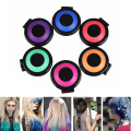 6 Colors Hair Dye Temporary Hair Chalk Powder Soft Salon Hair Color DIY Chalks for The Hair