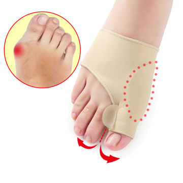 1Pair Hallux Valgus Corrector Orthotics Braces Feet Care Thumb Correction Toe Separator Pedicure Socks Pain Relief Bunion Device