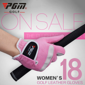 Women's Golf Gloves Pair Ladies Sport Microfiber Soft Fit Sport Grip Gloves Left Right Hand Gloves Wholesale