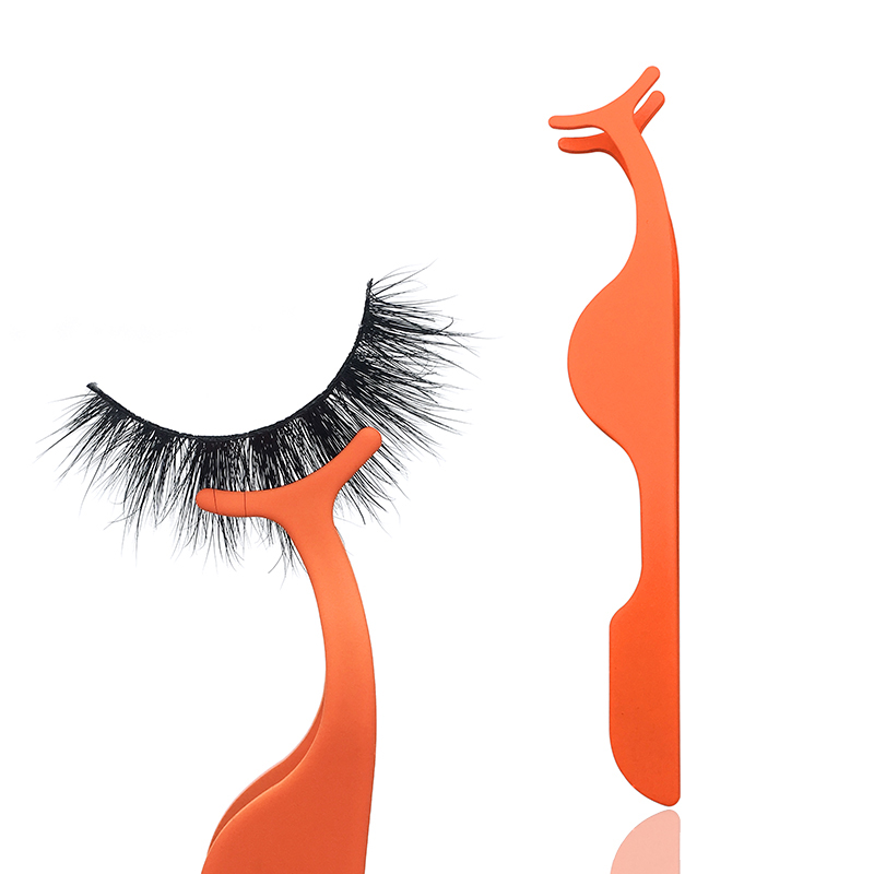 1 false eyelash tweezers aid, eyelash clip multi-function auxiliary stainless steel false eyelash makeup accessories tool