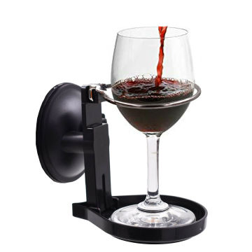Portable Suction Cup Wine Glass Holder For The Bath Shower Red Wine Glass Holder