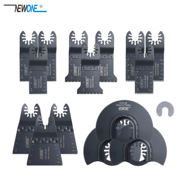 NEWONE 15pcs Multifunction Oscillating Tool Quick Release Multitool Blades Power tools Accessories Set