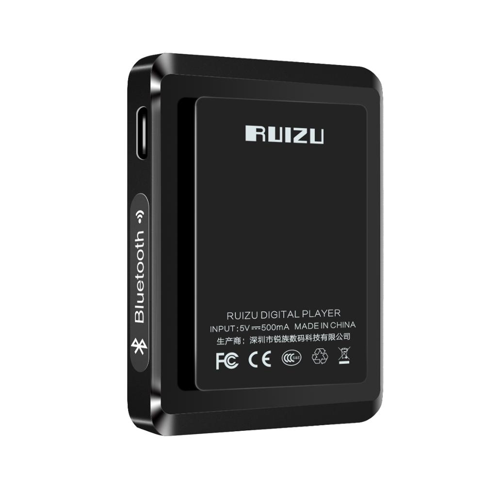 Original RUIZU M5 Full Touch Screen MP3 Player Portable Sport Bluetooth MP3 Player Support FM,Recording,E-Book,Clock,Pedometer