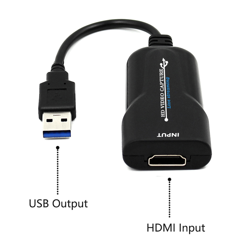 New Arrival USB HD Video Capture Card HDMI Video Capture Card Video Cards Grabber Recorder Box for PS4 DVD Camera Live Streaming