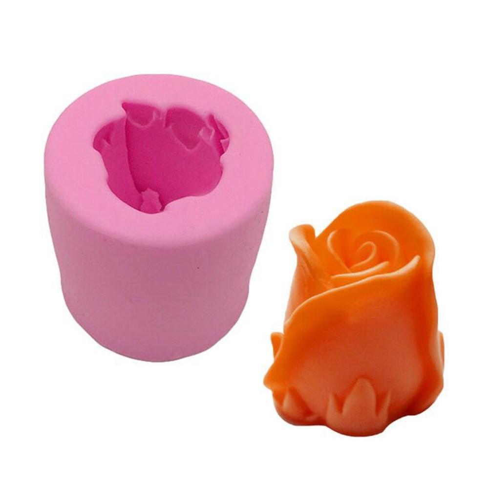 Rose Flowers Soap Mold Chocolate Cake Decorating Tools Baking Fondant Silicone Mold DIY Handmade Soap Making Candle Resin Molds