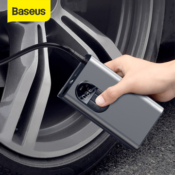 Baseus Electric Inflatable Pump with SOS Light For Car Motorcycle Bicycle Tire Inflator Mini Wireless Car Air Compressor