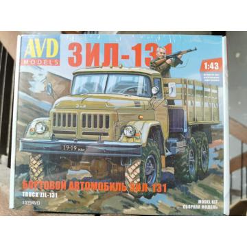 NEW AVD Models 1:43 Scale Truck ZIL-131 Unassembled Model Kit 1319AVD for collection gfit