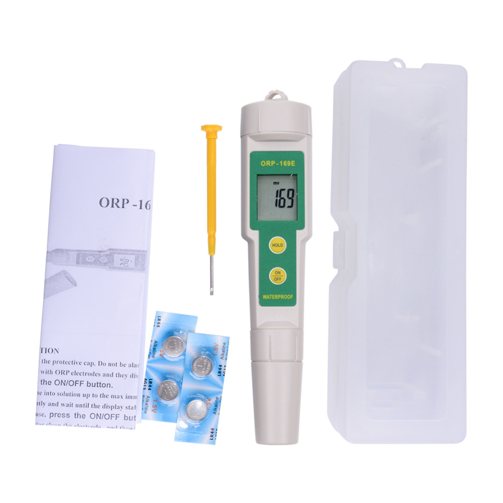 Digital ORP Water Meter Water Tester 0~+/-1999mV Test Redox Potential Negative Potential Test Pen for Hydrogen generator