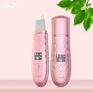 CkeyiN Ultrasonic Deep Face Cleaning Machine Ultrasonic Face Skin Scrubber Facial Cleaner Blackhead Removal Exfoliating Pore