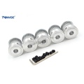 POWGE 5pcs 24 Teeth HTD 3M Timing Pulley Bore 5/6/6.35/8/10/12/14mm for Width 15mm 3M Synchronous belt HTD3M pulley 24T 24Teeth