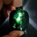 Exquisite Top-grade Rare Natural Water Grass Agate Snuff Bottle Statue