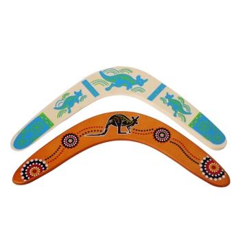 New Kangaroo Throwback V Shaped Boomerang Flying Disc Throw Catch Outdoor Game Hot Selling