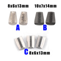 Parts of Pneumatic Rivets Nail Gun Accessories of Air Rivet Tool Riveting Jaws Pair Collet