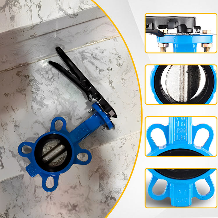 Handle PTFE butterfly valve