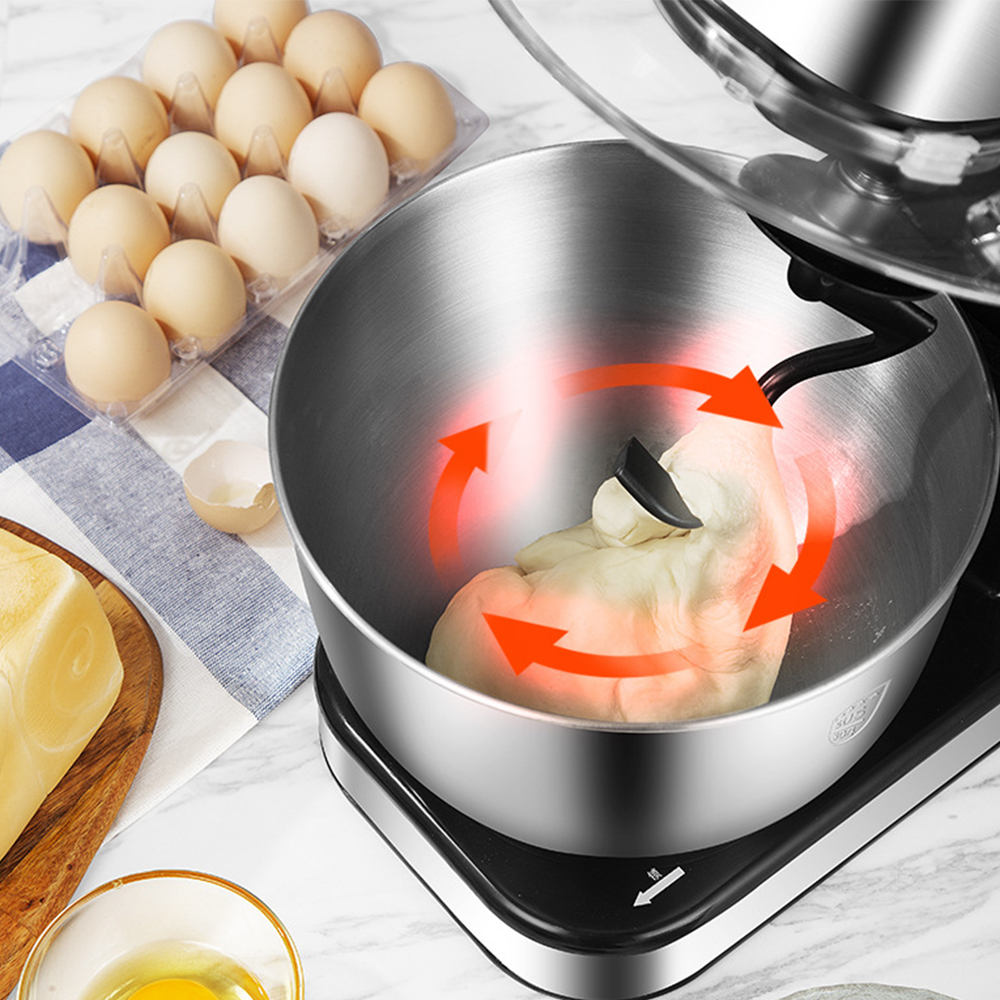 1000W 7L Kitchen Chef 3-in-1 Electric Stand Egg Whisk Dough Cream Mixer Machine Juicer Meat Grinder Sausage Mincer
