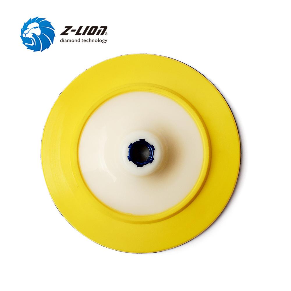 Z-LION 7" Backing Pad Thin Flexible Dual Action Car Polishing Buffing Plate Backer Holder M14 5/8-11 Thread Connect Polisher