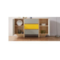 Modern sideboard furniture with drawer wooden storage cabinet