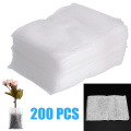 200 Piece Seedling Plant Grow Bags Pots Biodegradable Non-woven Nursery Bags Bonsai for Garden Fields Flower Planting Bags