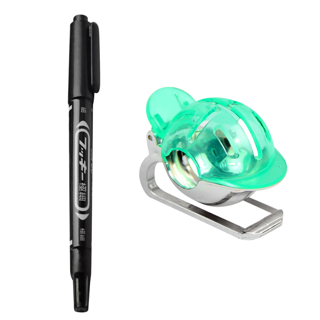 Golf Ball Liner Marker Line Drawing Alignment Tool with Pen Accessories For Golf Training Aids 3 Colors 100% Brand New