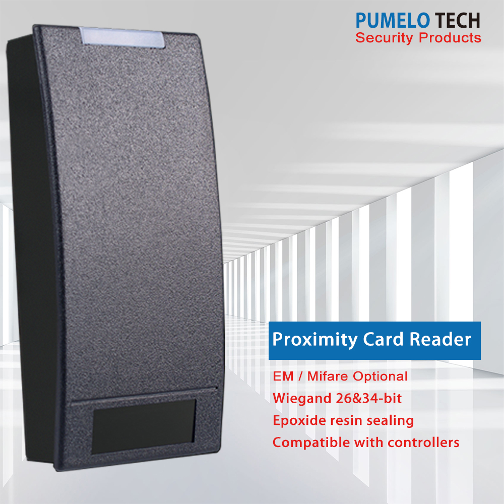 Pumelo Security PT-R117 Access Control Proximity EM Card Reader ID Card Reader For Door Access Control