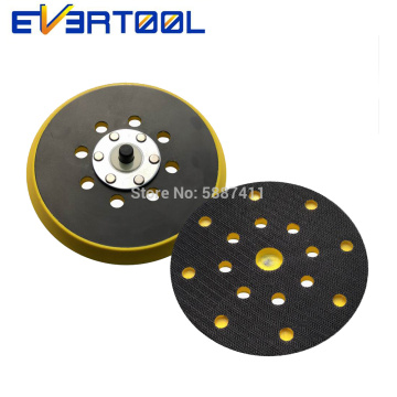 6 Inch 150mm 17 Holes Backing Pad soft Hoop & Loop Sanding Pad For Polisher Tools