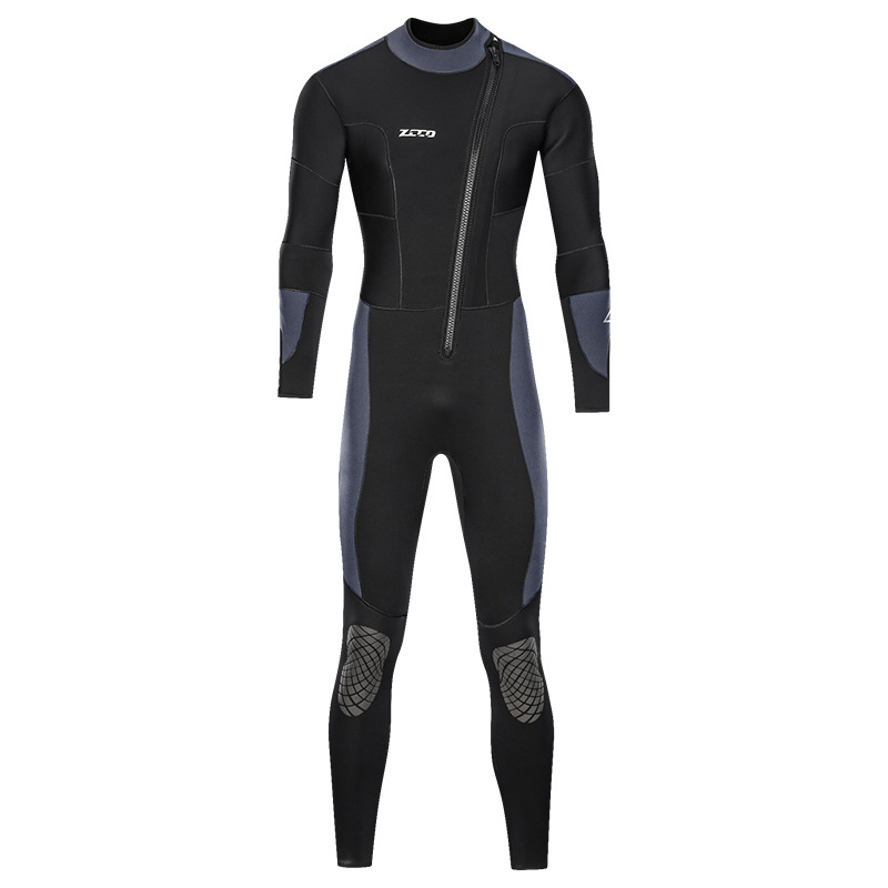 ZCCO 5MM neoprene Wetsuit Men women Scuba deep diving suit Snorkeling Surfing one piece set spearfishing Cold-proof swimsuit