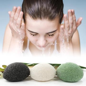 3 Color Konjac Cosmetic Puff Face Wash Natural Exfoliating Soft Soap Sponge Face Flap Healthy Foam Clean Scrub Beauty Makeup Egg