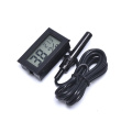 Digital LCD Thermometer Hygrometer Temperature Humidity Gauge with Probe for Vehicle Reptile Terrarium Fish Tank Refrigerator